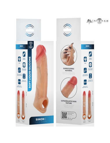 MR INTENSE - SIMON S SILIKON-PENISSCHUTZ 13 CM -Ø- 4 CM