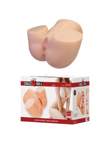 CRAZY BULL - LIORA XXL DOPPELTER VAGINAL- UND ANAL-VIBRATIONSMASTURBATOR