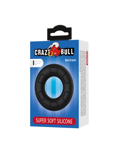 CRAZY BULL - BERTRAM SUPERSOFT SILIKON-PENNISRING SCHWARZ