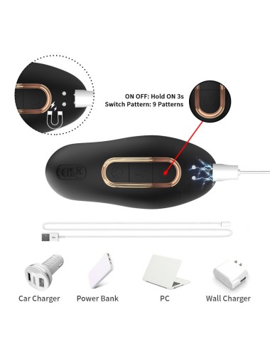 ARMONY - ANAL-PROSTATA-VIBRATOR MIT FERNBEDIENUNG SCHWARZ