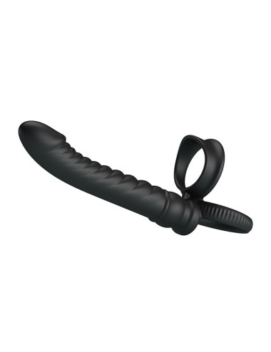PRETTY LOVE - MERRITT ANALVIBRATOR MIT RING UND VIBRATIONSFUNKTION, SCHWARZ