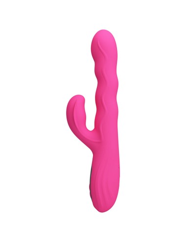 PRETTY LOVE - WINTERS MULTIFUNKTIONS-HASENVIBRATOR MIT LED-ANZEIGE, PINK