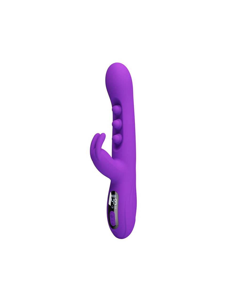 PRETTY LOVE - SABIEN RABBIT VIBRATOR MIT KLOPFSTIMULATION UND LILA LED