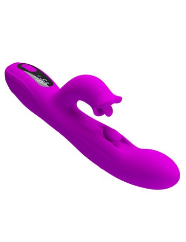 PRETTY LOVE - YALANDA HASE OSZILLIERENDER VIBRATOR MIT LED-ANZEIGE, LILA