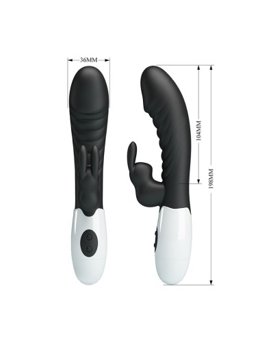 PRETTY LOVE - NAUGHTY BUNNY 30-FUNKTIONEN-HASENVIBRATOR SCHWARZ