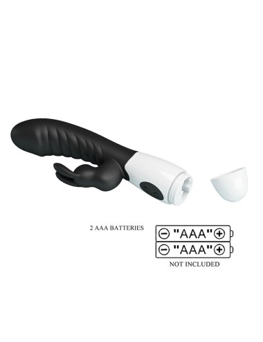PRETTY LOVE - NAUGHTY BUNNY 30-FUNKTIONEN-HASENVIBRATOR SCHWARZ