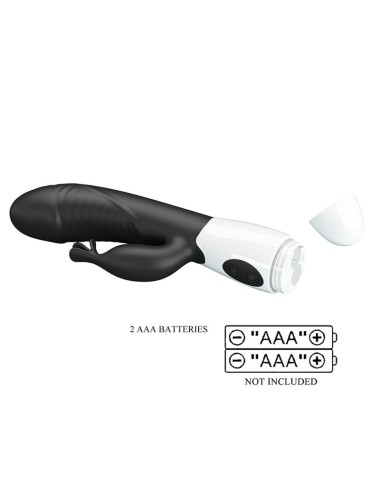 PRETTY LOVE - RASMUSSEN 30-FUNKTIONEN-HASE-VIBRATOR SCHWARZ