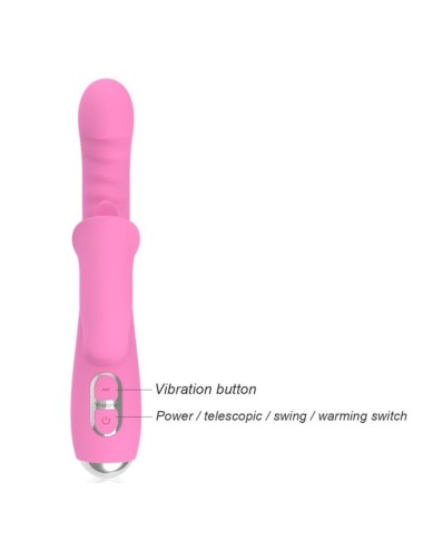 NALONE - T-MAY MAGIC STICK RABBIT VIBRATOR - ROSA