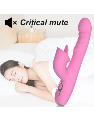 NALONE - T-MAY MAGIC STICK RABBIT VIBRATOR - ROSA