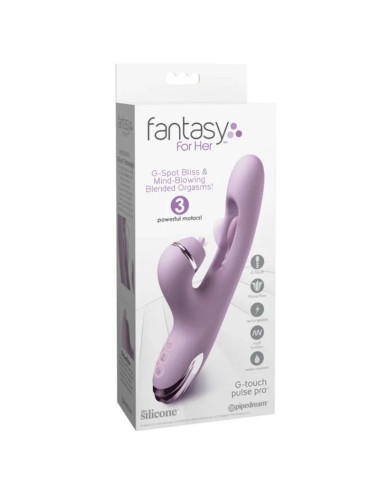 FANTASY FOR HER - G-TOUCH PULSE PRO LILA G-SPITZE & KLITORIS-RABBIT-VIBRATOR