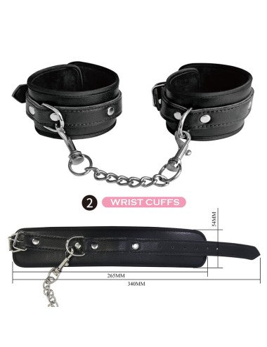 PRETTY LOVE - 8-TEILIGES BDSM-SET SCHWARZ