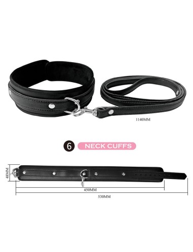 PRETTY LOVE - 8-TEILIGES BDSM-SET SCHWARZ