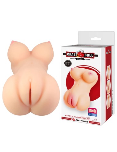 CRAZY BULL - METTE REALISTISCHER ARSCH- UND VAGINA-MASTURBATOR AUS FLEISCH