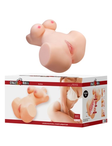 CRAZY BULL - ANNIE XXL VAGINAL UND ANALMASTURBATOR MIT BRUSTFLEISCH