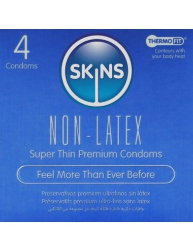 SKINS - LATEXFREIE KONDOME 4ER-PACKUNG