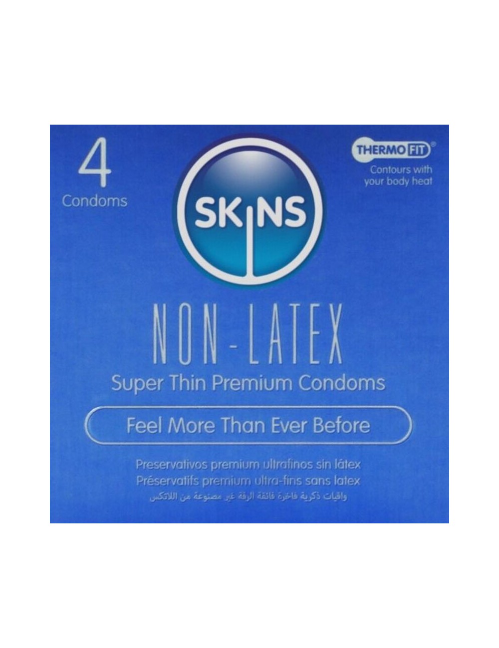 SKINS - LATEXFREIE KONDOME 4ER-PACKUNG