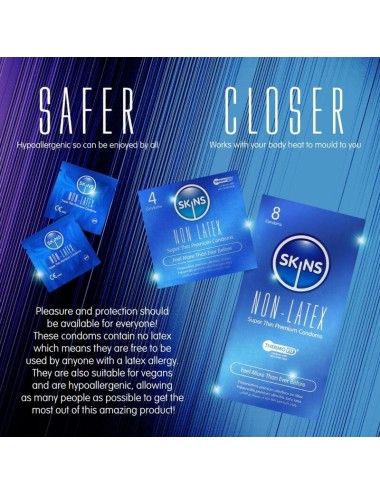 SKINS – LATEXFREIE KONDOMS, 8ER-PACKUNG