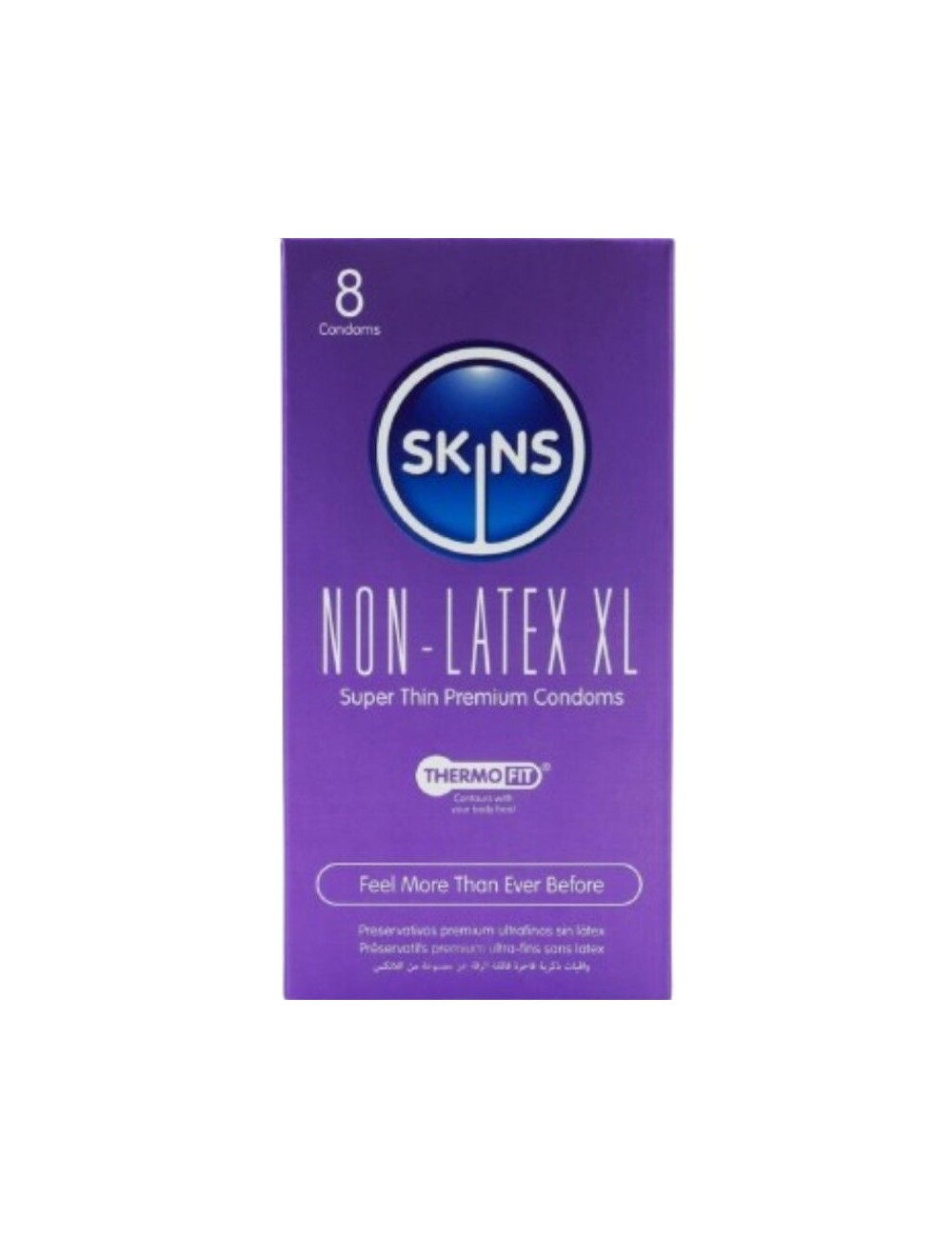 SKINS - LATEXFREIE KONDOME XL 4ER-PACKUNG