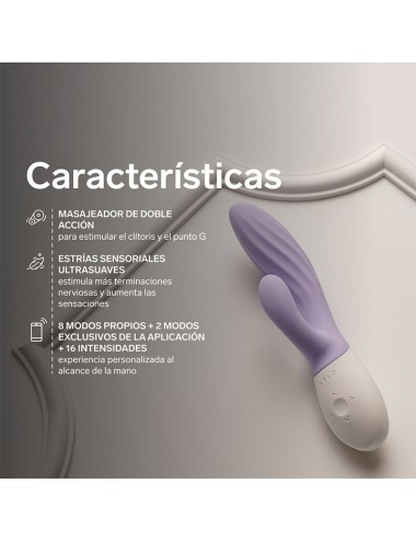 LELO - INA TWIST DOPPELVIBRATOR HASE FÜR G-PUNKT UND KLITORIS LAVENDEL