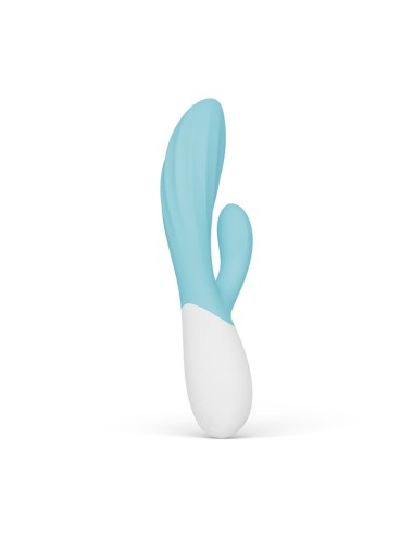 LELO - INA TWIST DOPPELVIBRATOR HASE FÜR G-PUNKT UND KLITORIS BLAU