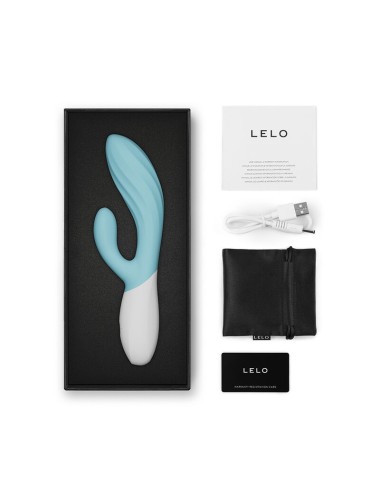 LELO - INA TWIST DOPPELVIBRATOR HASE FÜR G-PUNKT UND KLITORIS BLAU