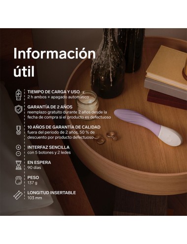 LELO - MONA TWIST WIEDERAUFLADBARER, APP-GESTEUERTER G-PUNKT-VIBRATOR LAVENDEL