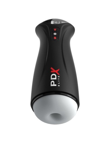 PDX ELITE - FAP-GASM TRANSPARENTER MÄNNLICHER MASTURBATOR MIT INTERMITTIERENDER SAUGUNG