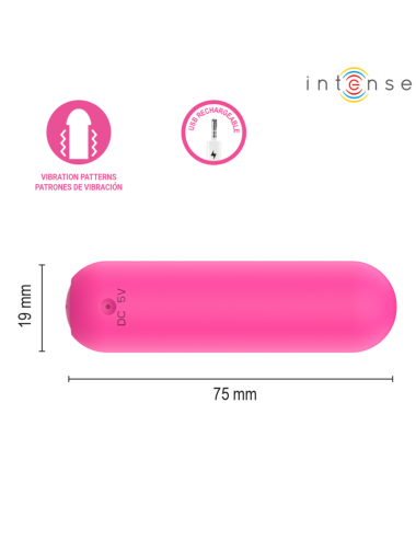 INTENSE - JUDY WIEDERAUFLADBARER VIBRATIONSKUGEL MIT FERNBEDIENUNG PINK