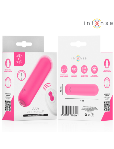 INTENSE - JUDY WIEDERAUFLADBARER VIBRATIONSKUGEL MIT FERNBEDIENUNG PINK