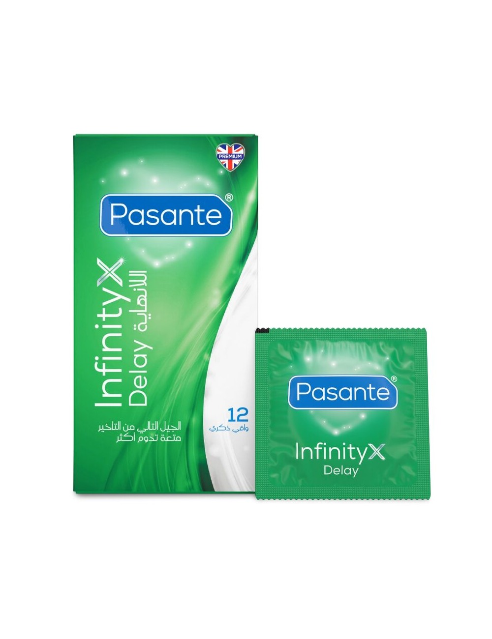 PASANTE - DELAY INFINITY KONDOME 12 STÜCK