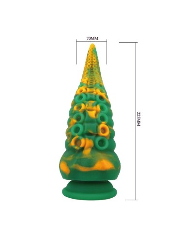 POWER MONSTERS – ABYSSAL COLOSSUS BICOLOR FANTASY SILIKONDILDO 22,5 CM Ø 6 CM