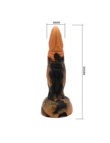 POWER MONSTERS - TYRANNOSAURUS BICOLOR FANTASY SILIKONDILDO 20,5 CM Ø 5 CM