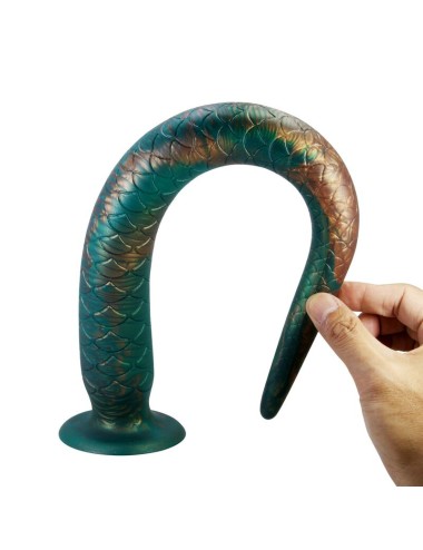 POWER MONSTERS - WILDWYRM TAIL BICOLOR FANTASY SILIKONDILDO 47 CM Ø 4 CM