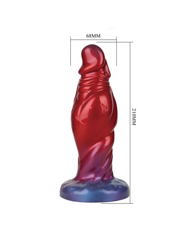 POWER MONSTERS - SHADOW BEHEMOTH ZWEIFARBIGER AUFBLASBARER FANTASIE-SILIKONDILDO 22 CM Ø 5 CM