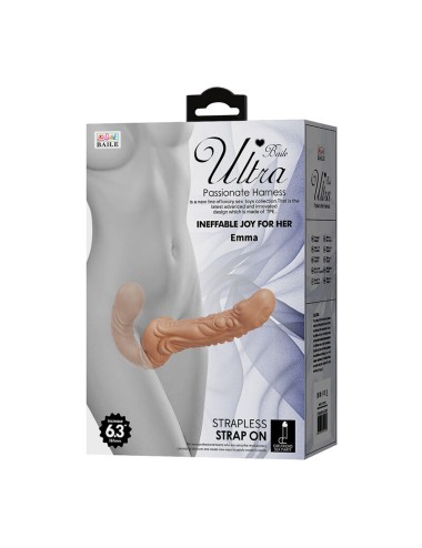 BAILE - EMMA TEXTURED DOUBLE PENETRATION STRAP-ON FLESH