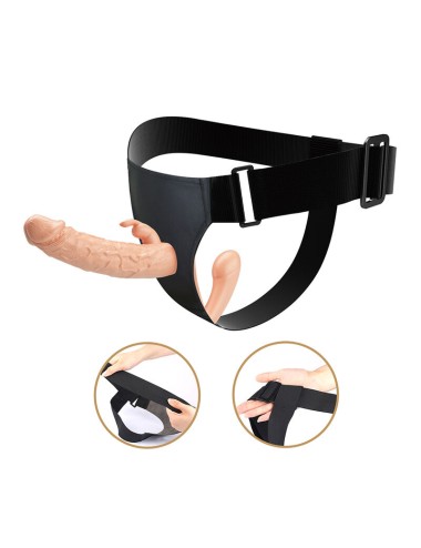 BAILE - CHARLOTTE HOLLOW DOPPELPENETRATION STRAP-ON FLEISCH