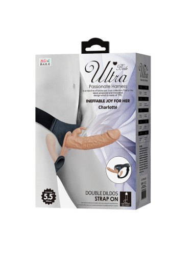 BAILE - CHARLOTTE HOLLOW DOPPELPENETRATION STRAP-ON FLEISCH
