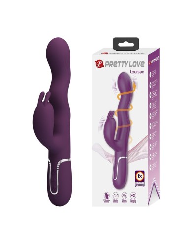 PRETTY LOVE - LOURSEN HASE-VIBRATOR MIT STOSSBEWEGUNG UND 7 VIBRATIONEN