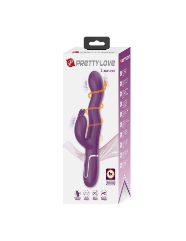 PRETTY LOVE - LOURSEN HASE-VIBRATOR MIT STOSSBEWEGUNG UND 7 VIBRATIONEN