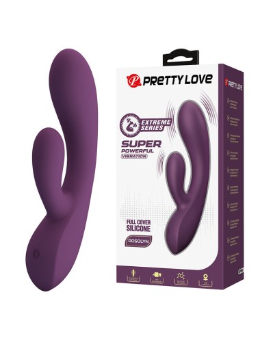 PRETTY LOVE - ROSOLYN WIEDERAUFLADBARER HASENVIBRATOR MIT 10 FUNKTIONEN