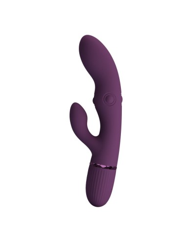 PRETTY LOVE - ZACH WIEDERAUFLADBARER HASE-VIBRATOR MIT STOSSFUNKTIONEN UND 5+5 FUNKTIONEN