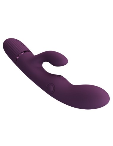 PRETTY LOVE - ZACH WIEDERAUFLADBARER HASE-VIBRATOR MIT STOSSFUNKTIONEN UND 5+5 FUNKTIONEN