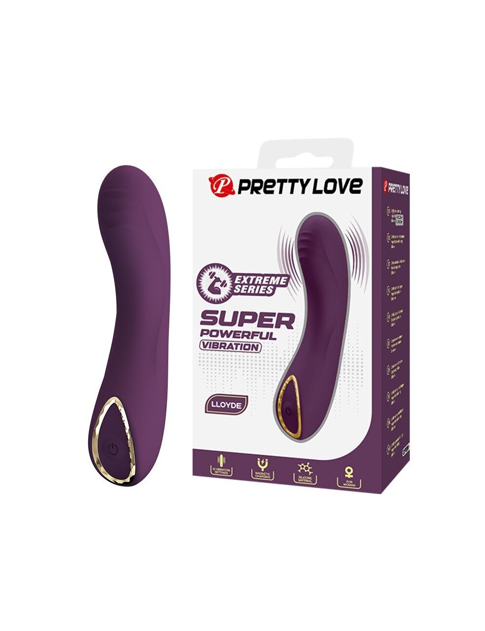 PRETTY LOVE - LLOYDE WIEDERAUFLADBARER VIBRATOR MIT 10 FUNKTIONEN