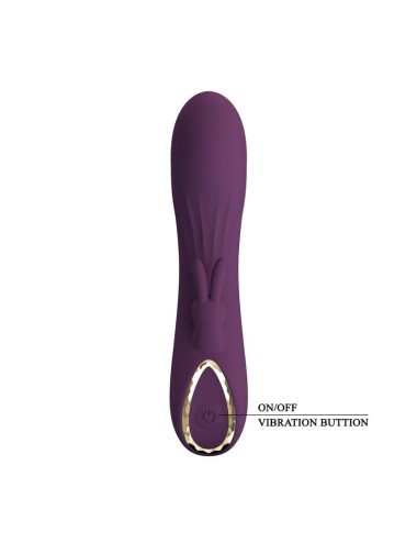 PRETTY LOVE - LANDYN WIEDERAUFLADBARER HASENVIBRATOR MIT 10 FUNKTIONEN, LILA