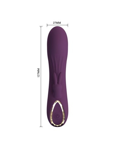 PRETTY LOVE - LANDYN WIEDERAUFLADBARER HASENVIBRATOR MIT 10 FUNKTIONEN, LILA