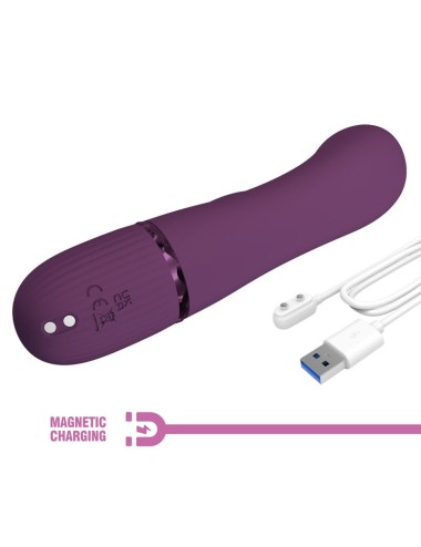 PRETTY LOVE - MARGIE WIEDERAUFLADBARER HASENVIBRATOR MIT 10 FUNKTIONEN, LILA