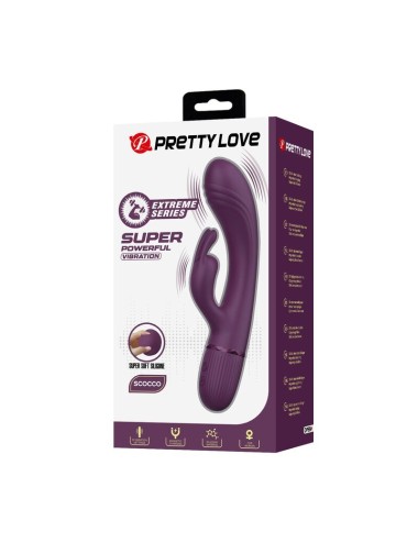 PRETTY LOVE - ROCCO WIEDERAUFLADBARER HASENVIBRATOR MIT 10 FUNKTIONEN