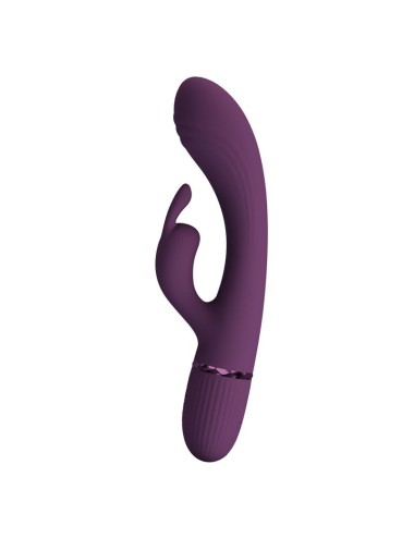 PRETTY LOVE - ROCCO WIEDERAUFLADBARER HASENVIBRATOR MIT 10 FUNKTIONEN, LILA