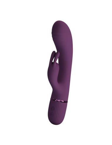 PRETTY LOVE - ROCCO WIEDERAUFLADBARER HASENVIBRATOR MIT 10 FUNKTIONEN, LILA