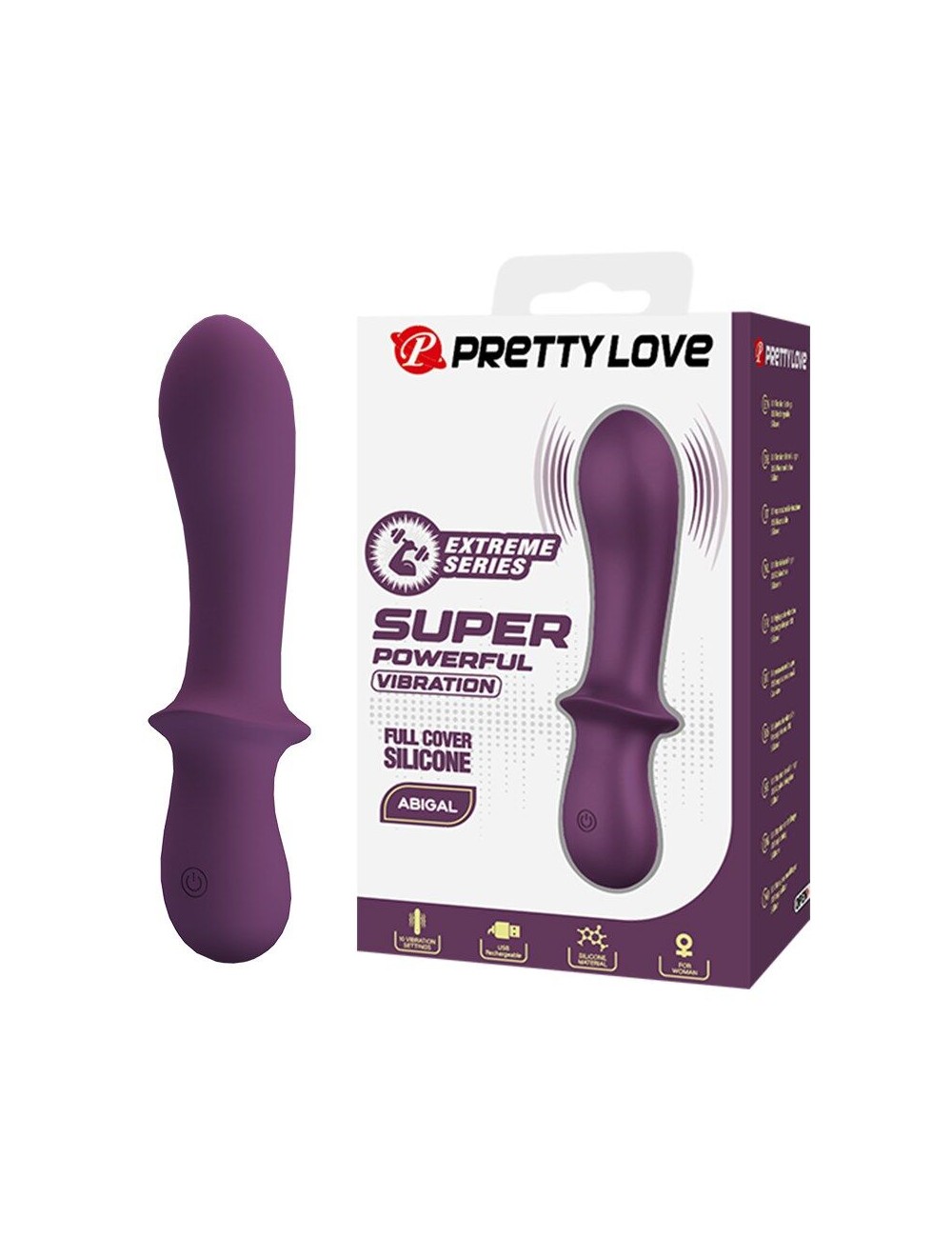 PRETTY LOVE - ABIGAIL WIEDERAUFLADBARER VIBRATOR MIT 10 FUNKTIONEN